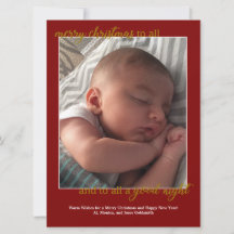 To All a Good Night Holiday Card, Vertical