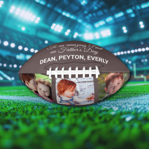 To an Amazing Dad on Father’s Day Custom Photos Football