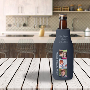 To an Amazing Dad on Father’s Day Photo Bottle Cooler
