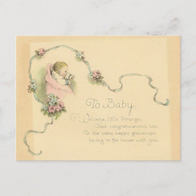 To Baby Postcard (Front)