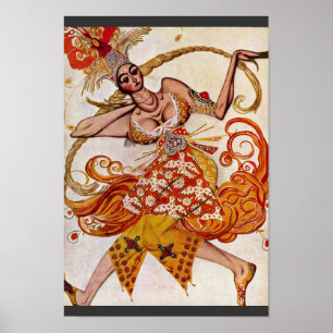 To Ballettfigurine: Firebird By Bakst Léon (Best Q Poster