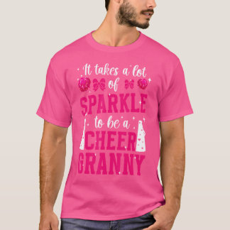 To Be A Cheer Granny Cheerleader Granny Cheerleadi T-Shirt
