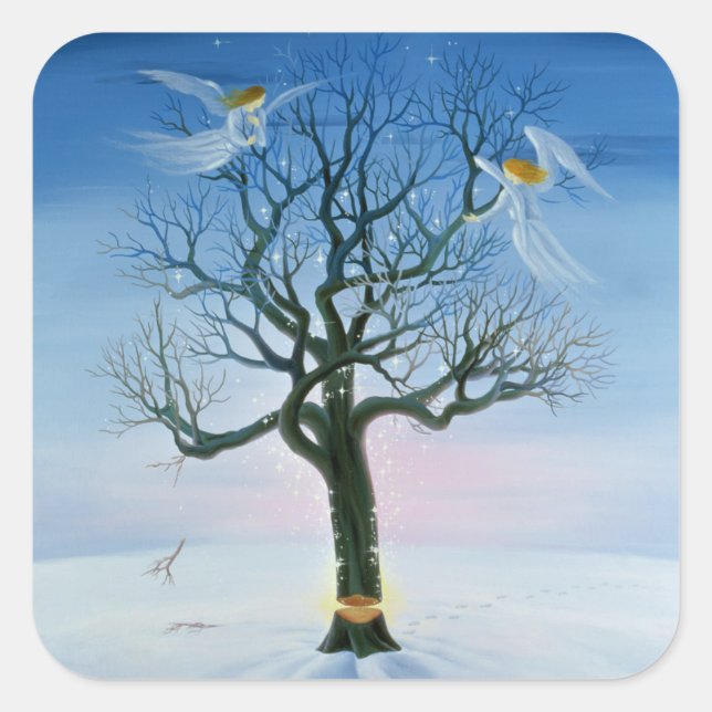 To Be Born Again 2000 Square Sticker (Front)
