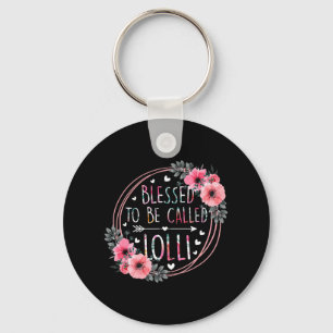 To Be Called Lolli Mothers Day Granmda Flower Flor Key Ring