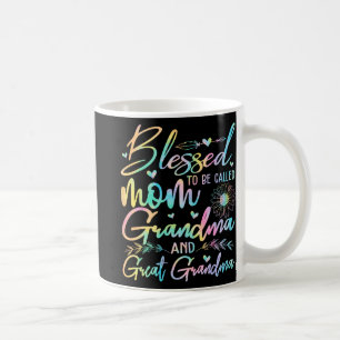 To Be Called Mum Grandma And Great Grandma Flower Coffee Mug