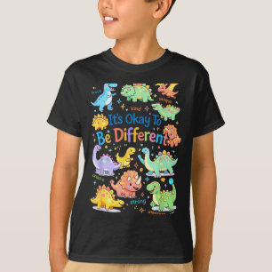 To be different autism awareness dinosaur t-rexTo  T-Shirt
