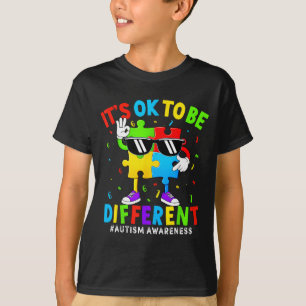 to Be Different for Mum Kids Women Autism T-Shirt