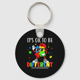 To be different puzzle for mum dad teachers autism key ring