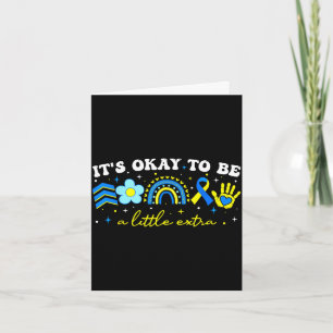 To be extra world down syndrome awareness women card