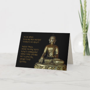 To be Kind is more Important than to be Right Card