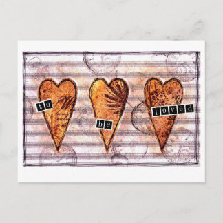 To Be Loved Postcard