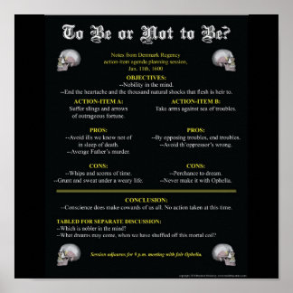 To Be or Not to Be? Poster