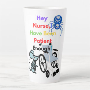 To be patient should not kill you latte mug