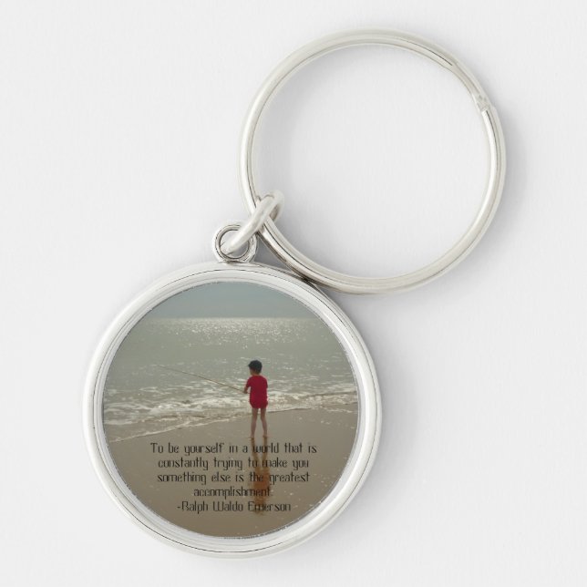 To Be Yourself Keychain (Front)