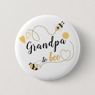 to Bee 6 Cm Round Badge