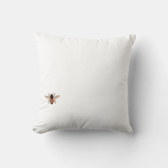 To bee or not to bee pillow (Front)