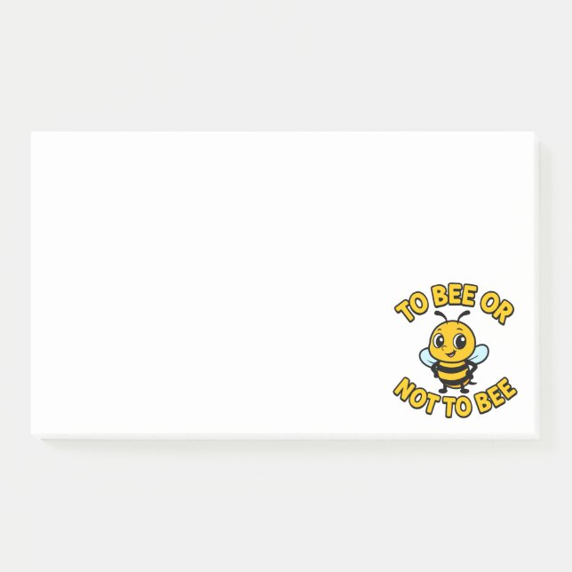 To bee or not to bee post-it notes (Front)