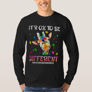 To Cute It S Be Giraffe Awareness Different Animal T-Shirt