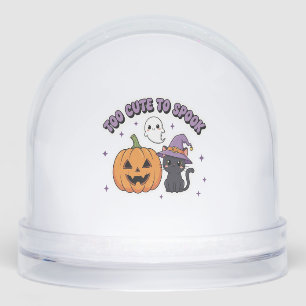 To Cute to Spook Halloween Snowglobe