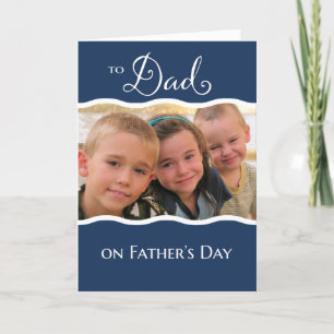 To Dad on Father's Day - Photo Card