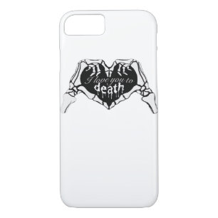 To Death  - Skeleton Hand Heart Case-Mate iPhone Case