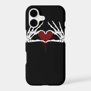 To Death Skeleton Heart Hands Style
