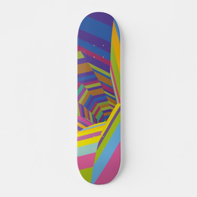 To disappear in colour skateboard (Front)