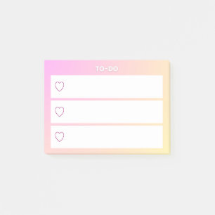 TO-DO Checklist Sticky Notes