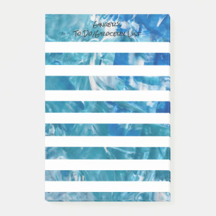 To Do/Grocery List Teal Blue White Post-It-Notes Post-it Notes