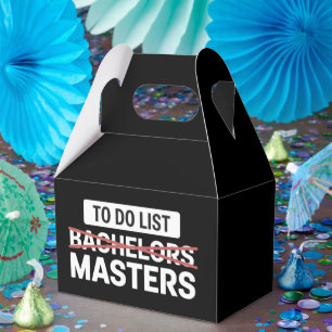 To Do List Bachelors Masters Degree College Grade Favour Box