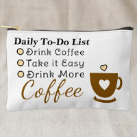 To-do list coffee lovers white brown