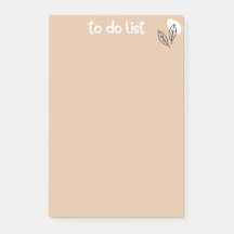 To Do List Flower Leaf Design
