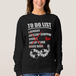 To Do List Laundry Shopping Beadwork Beading Stitc Sweatshirt