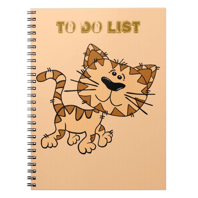 To do list note book. spiral notebook (Front)
