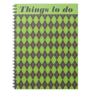 To do list note book. spiral notebook