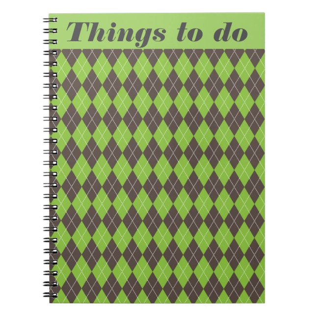 To do list note book. spiral notebook (Front)