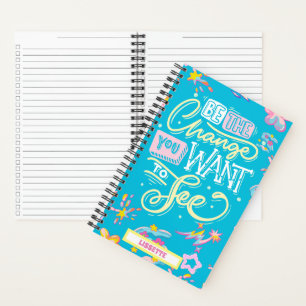 TO DO LIST NOTEBOOK - BE THE CHANGE (PERSONALIZED)