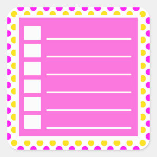 To Do List Planner Stickers