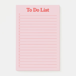To Do List Post-it Notes