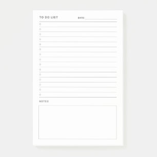 To Do List Post-It Notes