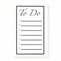 To Do List Post it Notes