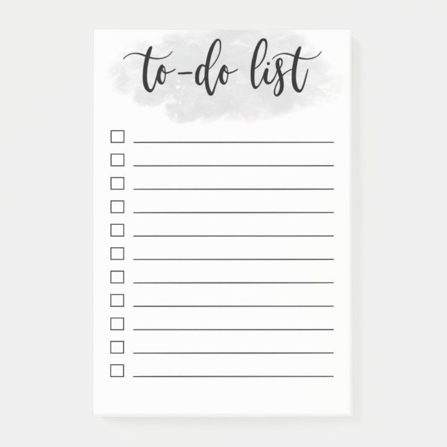 to do list post it notes with watercolour (Front)