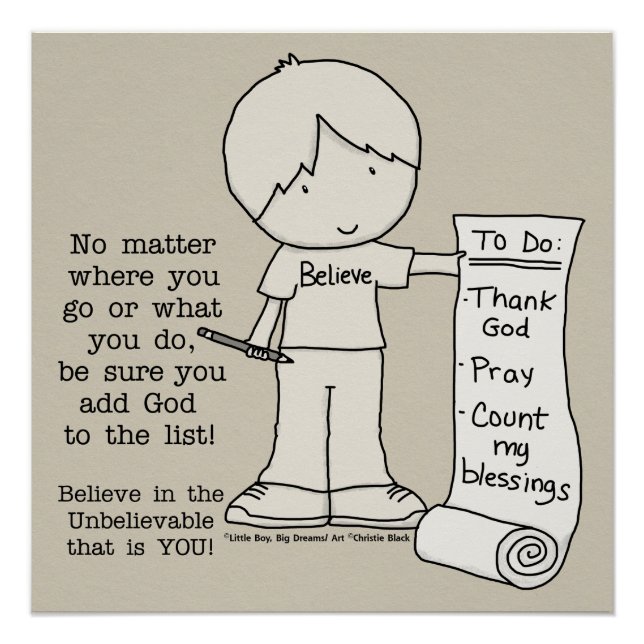 To Do List Poster (Front)