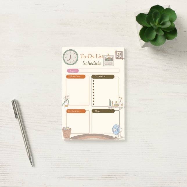 To-Do List Schedule Post-it Notes (Office)