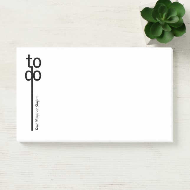 To Do Personalised Post It Notes (Office)
