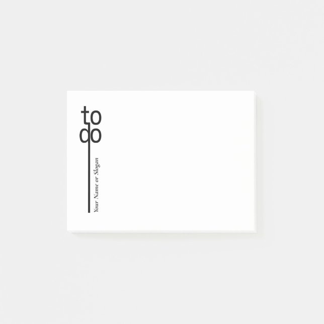 To Do Personalised Post It Notes (Front)