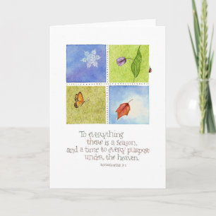 To Everything There is a Season Card