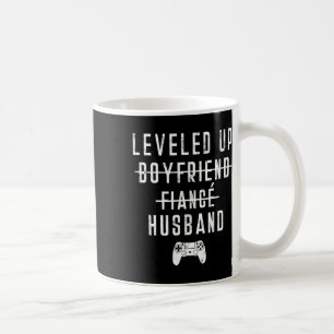 To Fiance Husband Levelled Levelling Up Video Game Coffee Mug