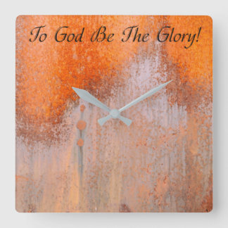 To God Be The Glory Clock
