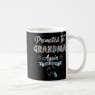 To Grandma Again Est 2024 Pregnancy Announcement Coffee Mug